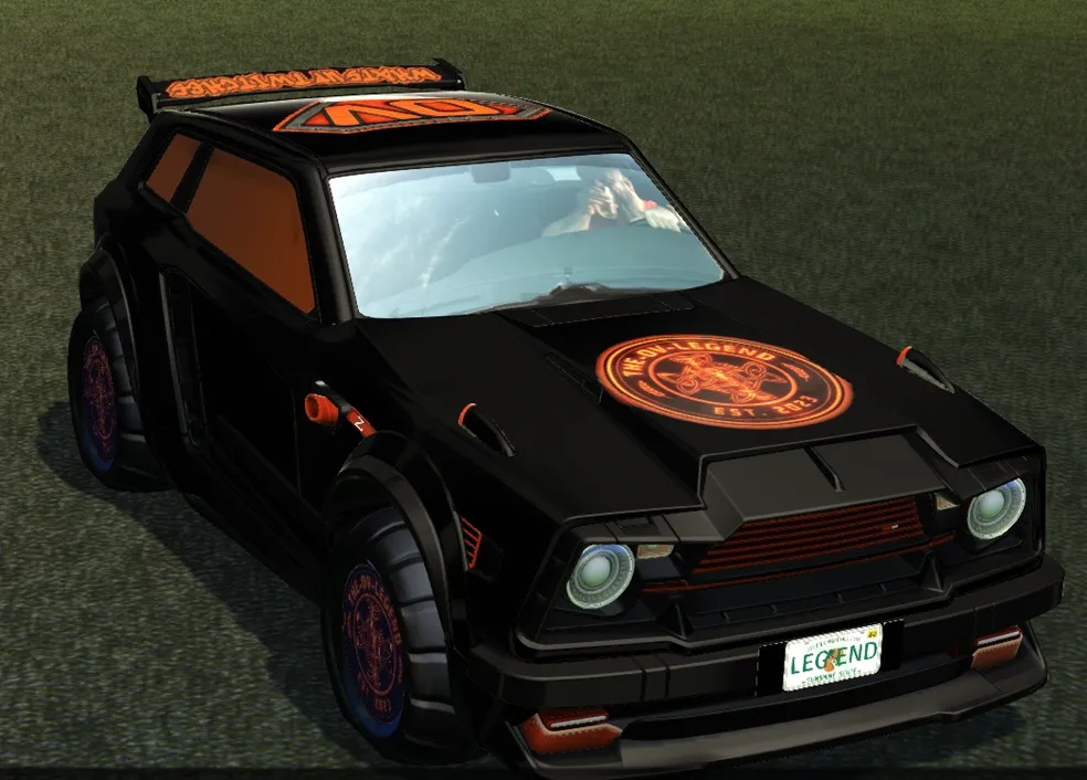 Black Queue Fennec Decal