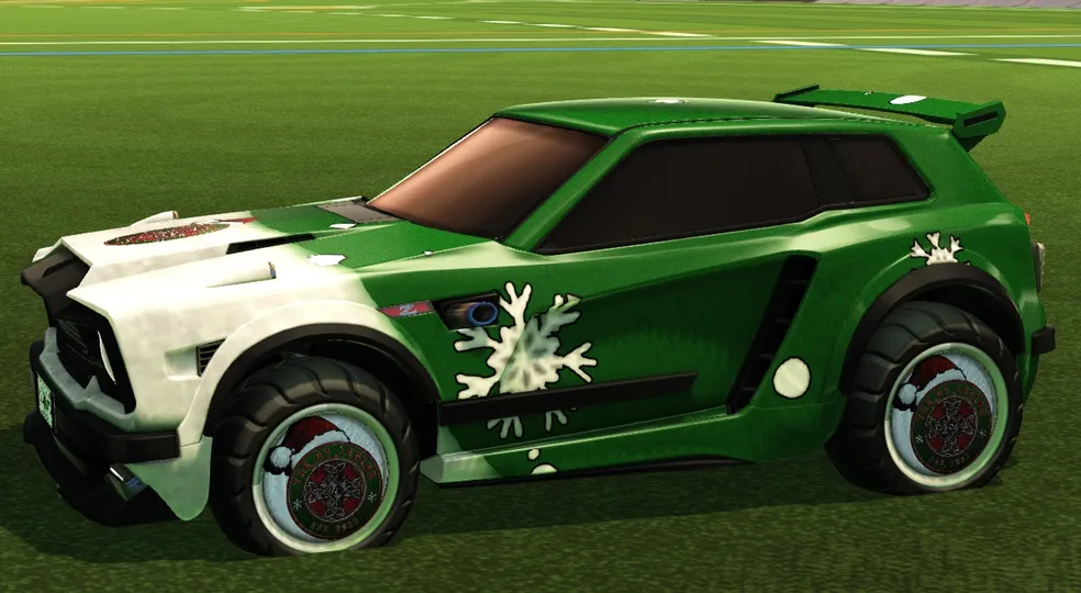 Xmas Green Decal