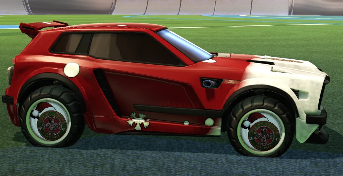 Xmas Red Decal