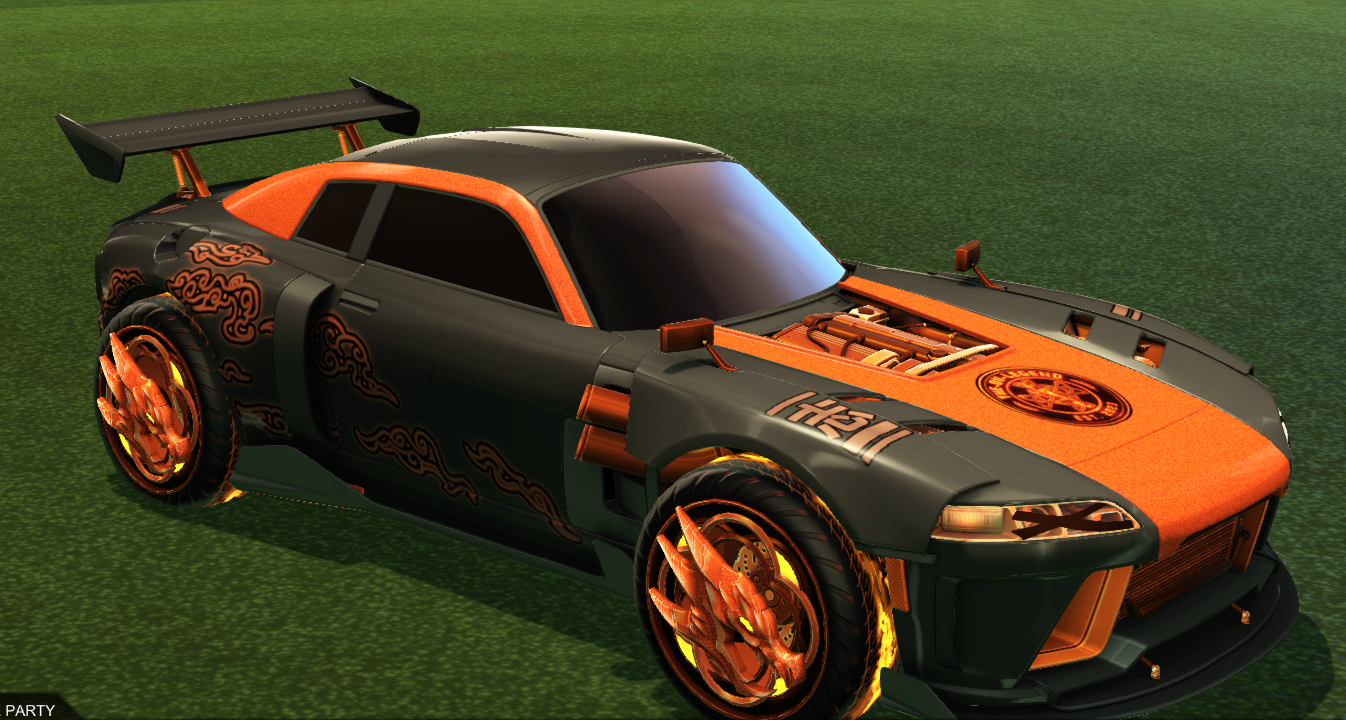 Void Orange Decal